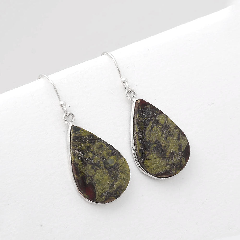 Dragon Blood Stone - South Africa Earrings E-1001 SDE50882