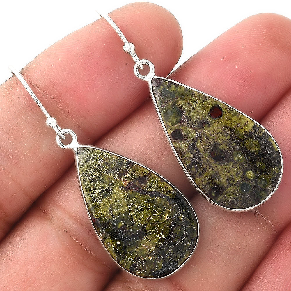 Dragon Blood Stone - South Africa Earrings E-1001 SDE50935