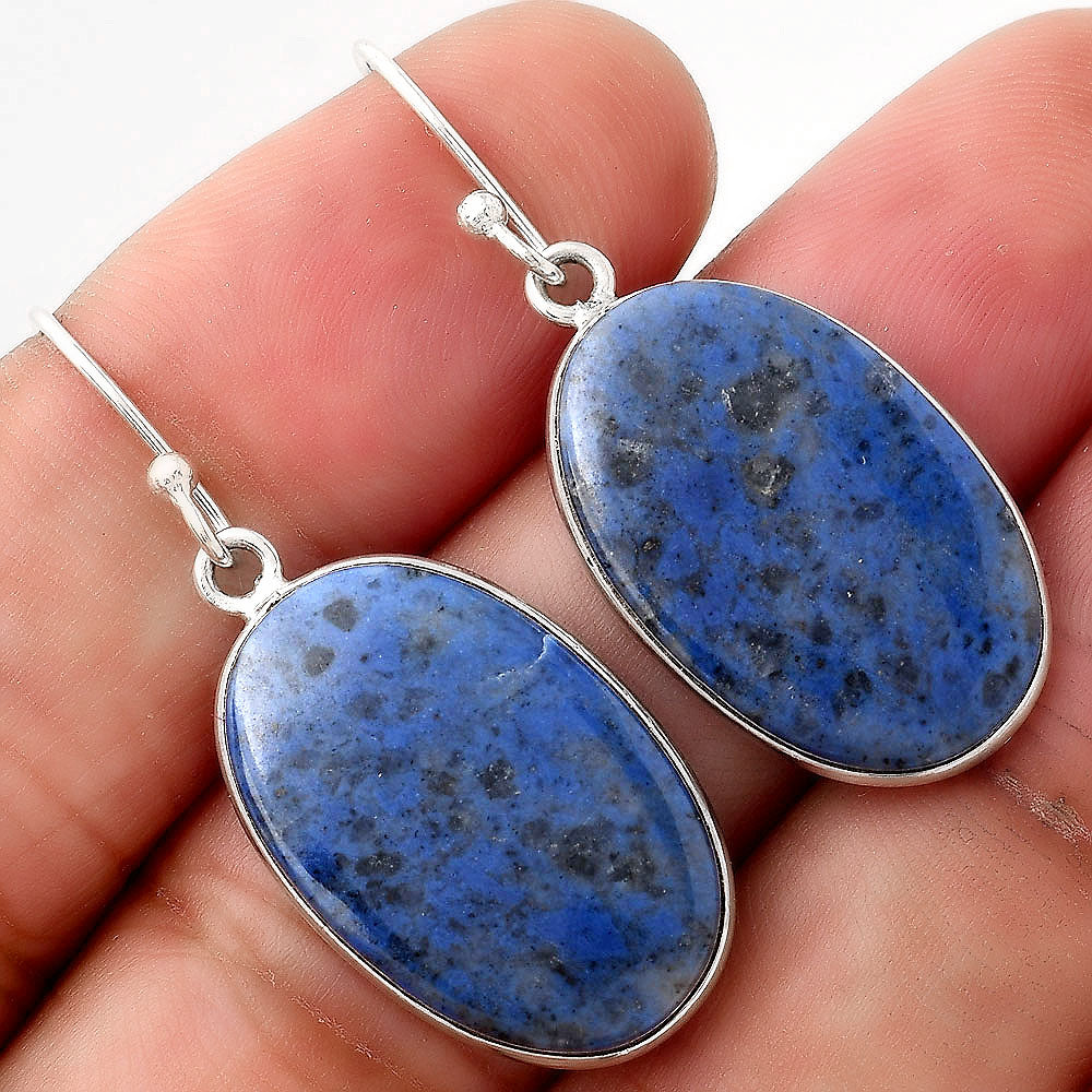 Natural Dumortierite Quartz Earrings E-1001 SDE50980