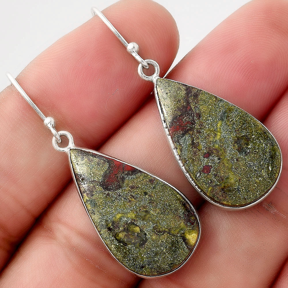 Dragon Blood Stone - South Africa Earrings E-1001 SDE50981