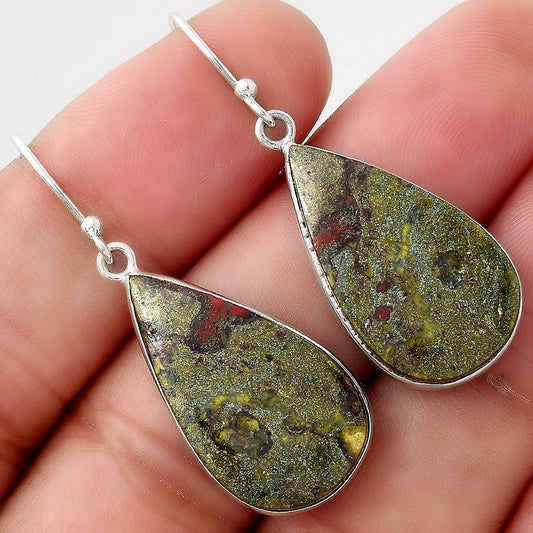 Dragon Blood Stone - South Africa Earrings E-1001 SDE50981