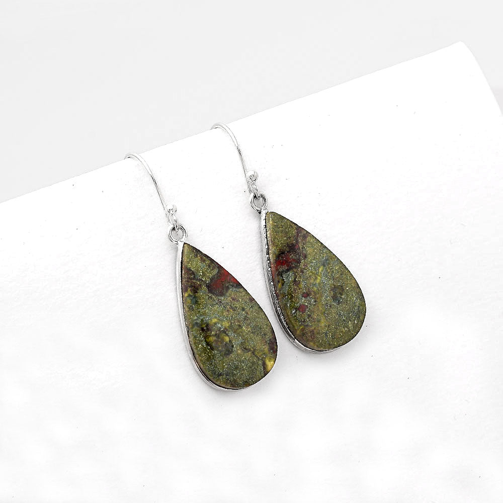 Dragon Blood Stone - South Africa Earrings E-1001 SDE50981