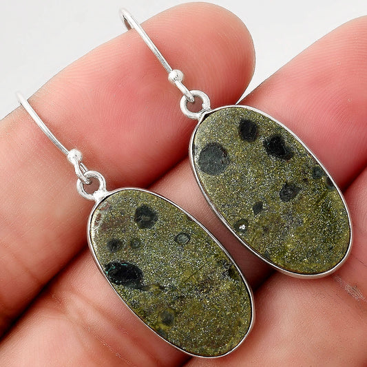 Natural Star Galaxy Jasper Earrings E-1001 SDE50991