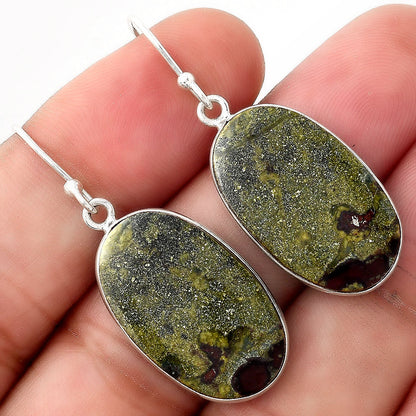 Dragon Blood Stone - South Africa Earrings E-1001 SDE51002