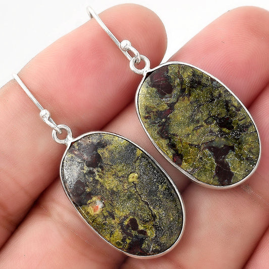 Dragon Blood Stone - South Africa Earrings E-1001 SDE51013