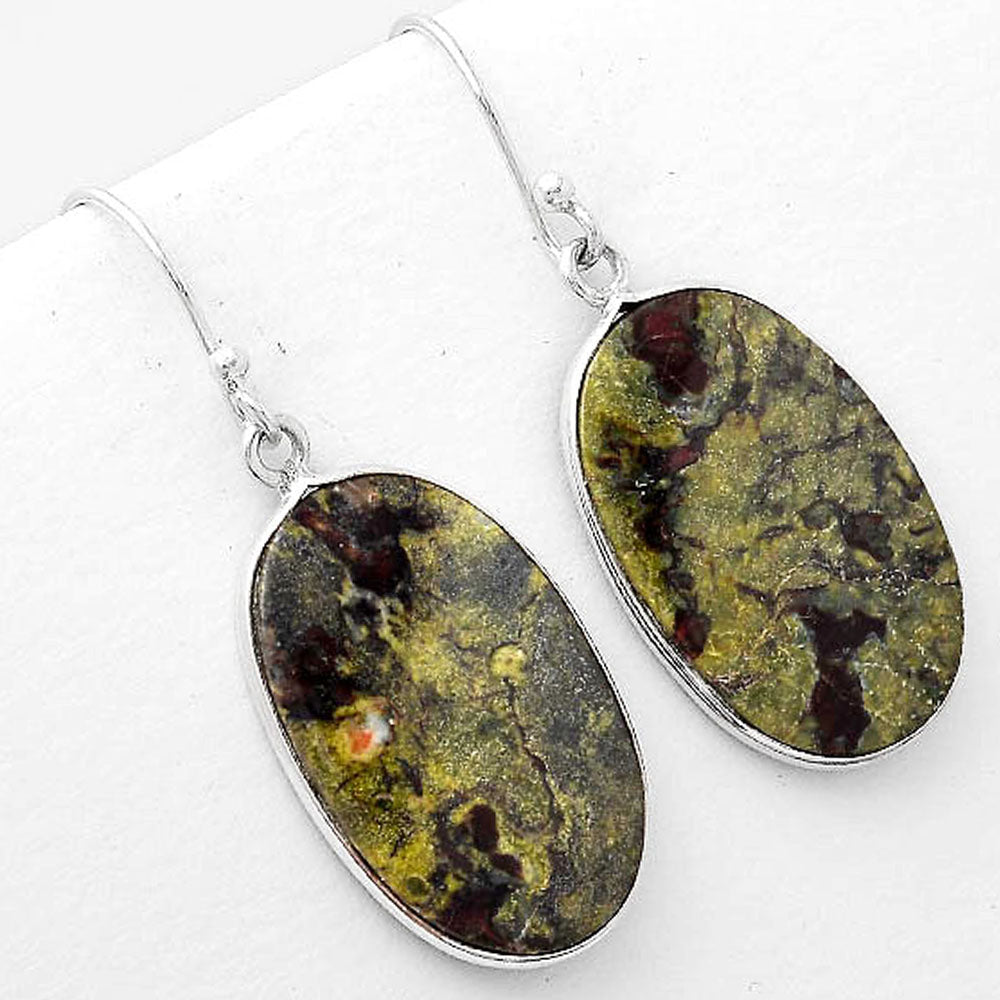 Dragon Blood Stone - South Africa Earrings E-1001 SDE51013
