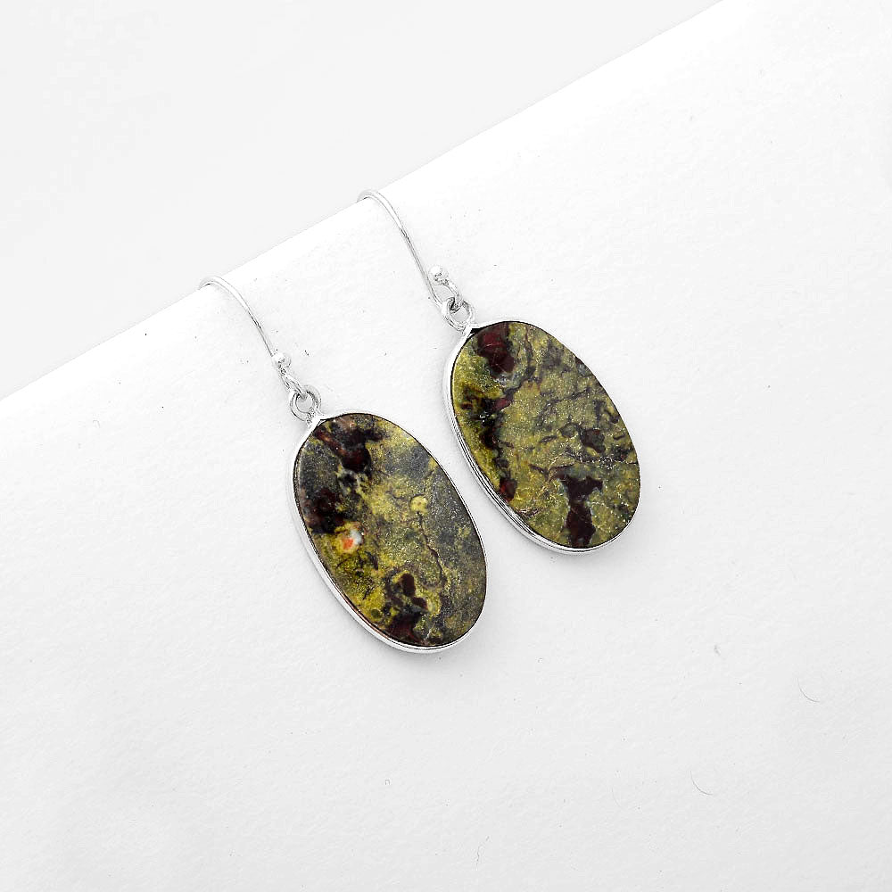 Dragon Blood Stone - South Africa Earrings E-1001 SDE51013