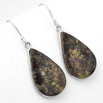 Dragon Blood Stone - South Africa Earrings E-1001 SDE51044