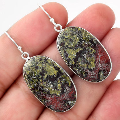Dragon Blood Stone - South Africa Earrings E-1001 SDE51074