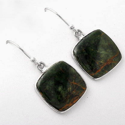 Natural Turkish Rainforest Chrysocolla Earrings E-1001 SDE51519