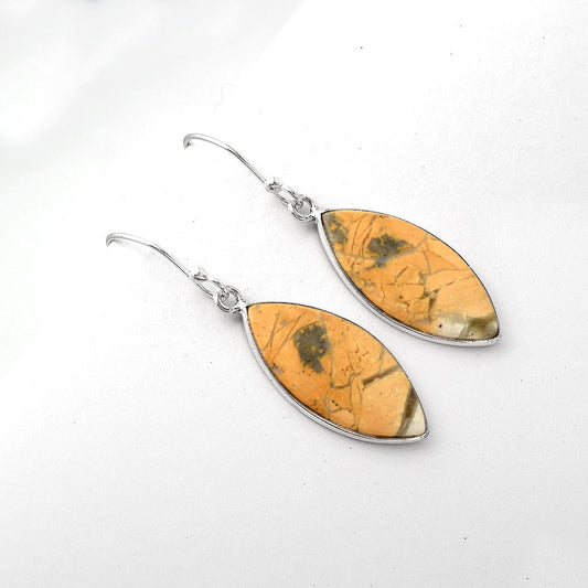 Natural Maligano Jasper - Indonesia Earrings E-1001 SDE51521