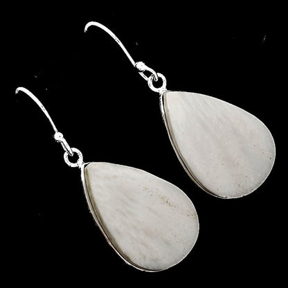 Natural White Scolecite Earrings E-1001 SDE52021
