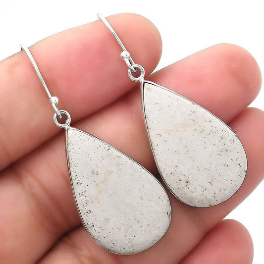 Natural White Scolecite Earrings E-1001 SDE52022