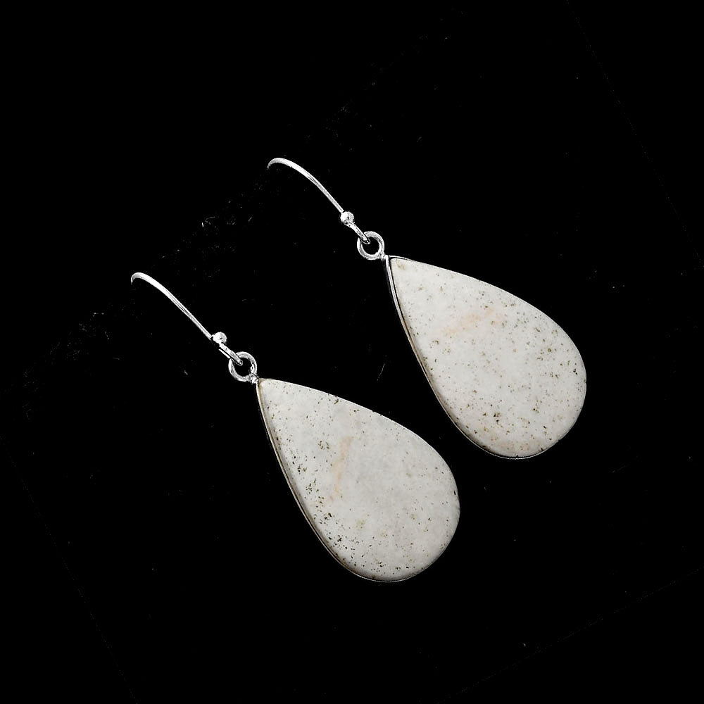 Natural White Scolecite Earrings E-1001 SDE52022