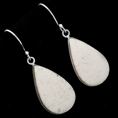 Natural White Scolecite Earrings E-1001 SDE52091