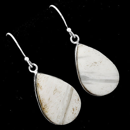 Natural White Scolecite Earrings E-1001 SDE52099