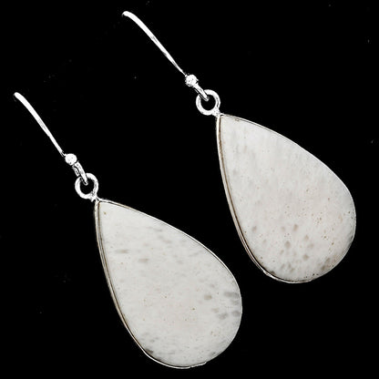 Natural White Scolecite Earrings E-1001 SDE52101
