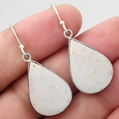 Natural White Scolecite Earrings E-1001 SDE52102