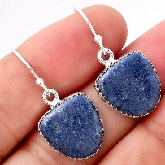 Natural Dumortierite Quartz Earrings E-1113 SDE52830