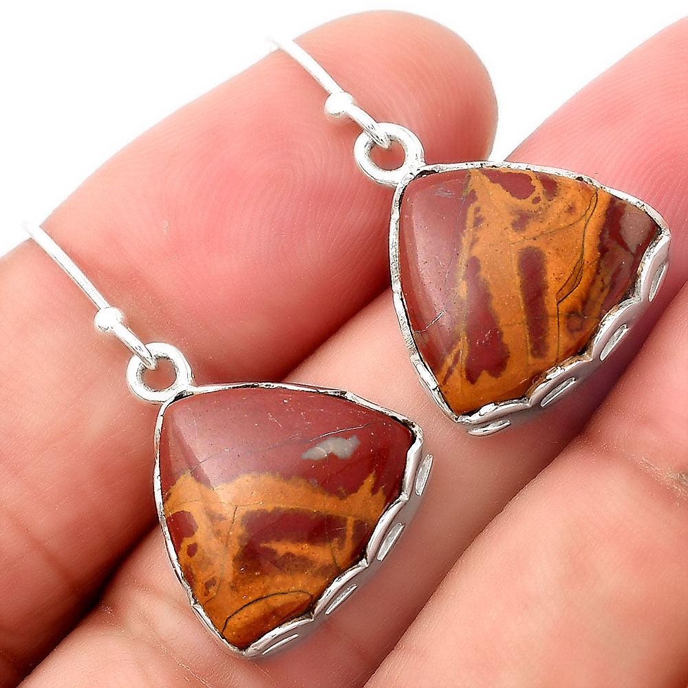 Natural Noreena Jasper Earrings E-1113 SDE52831
