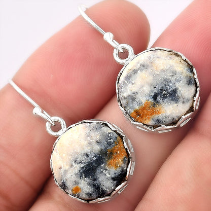 Natural Indian Blanket Jasper Earrings E-1113 SDE52836