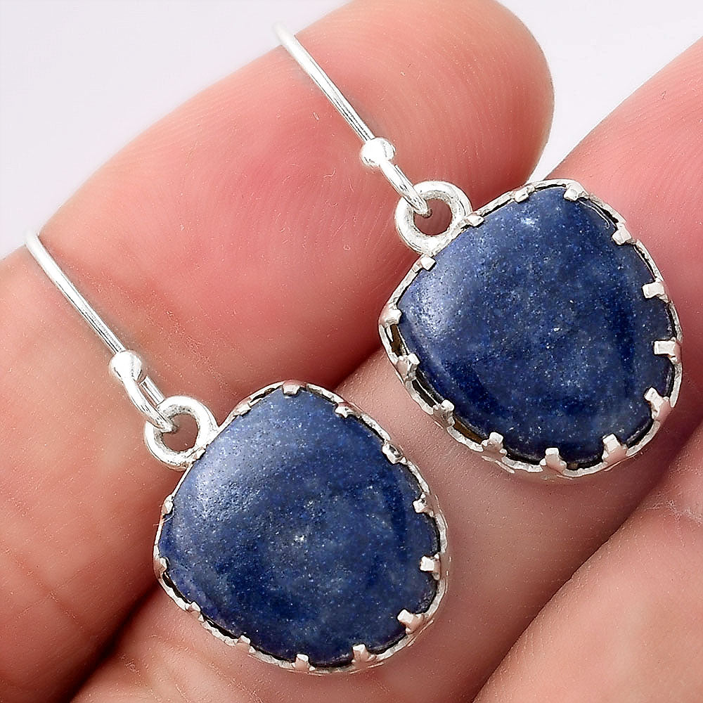 Natural Dumortierite Quartz Earrings E-1113 SDE52878