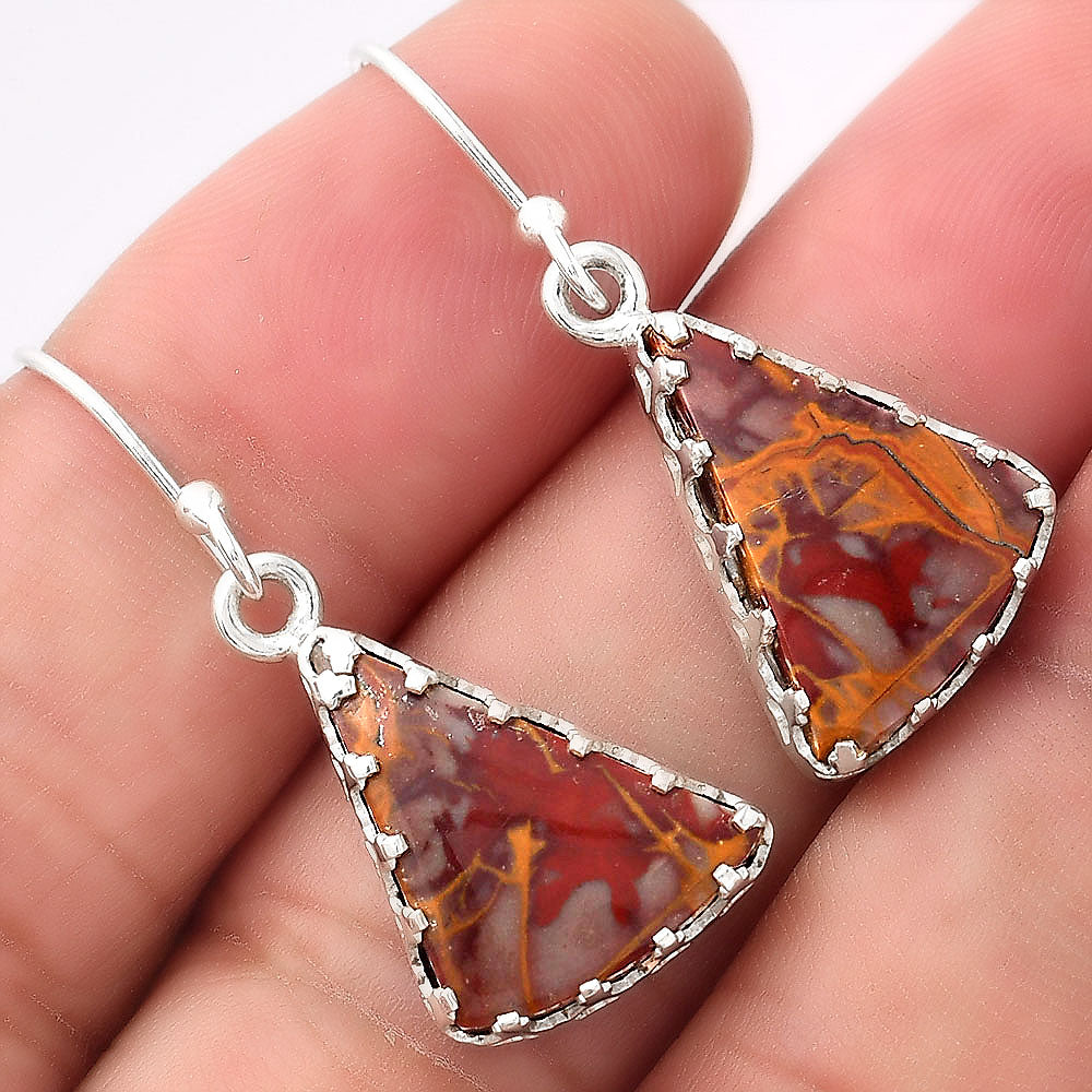 Natural Noreena Jasper Earrings E-1113 SDE52892