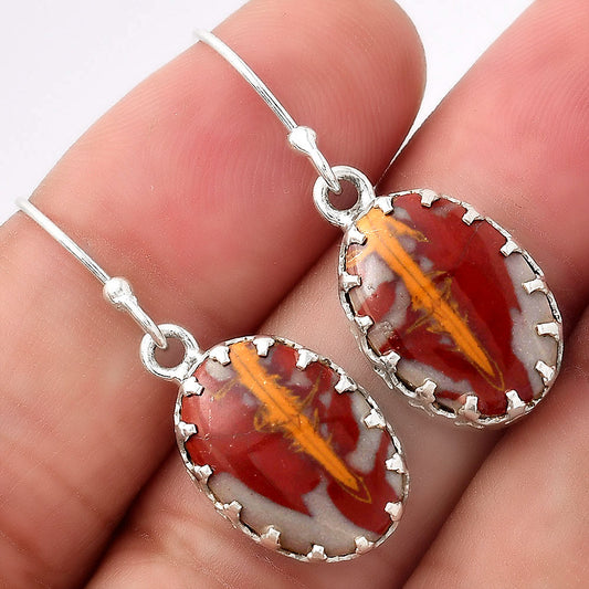 Natural Noreena Jasper Earrings E-1113 SDE52931