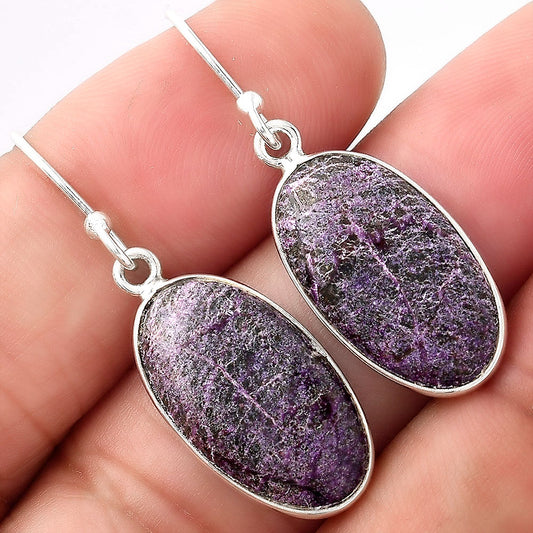 Natural Purpurite - South Africa Earrings E-1001 SDE53113