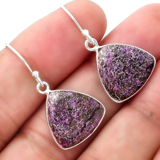 Natural Purpurite - South Africa Earrings E-1001 SDE53291