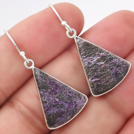 Natural Purpurite - South Africa Earrings E-1001 SDE53458