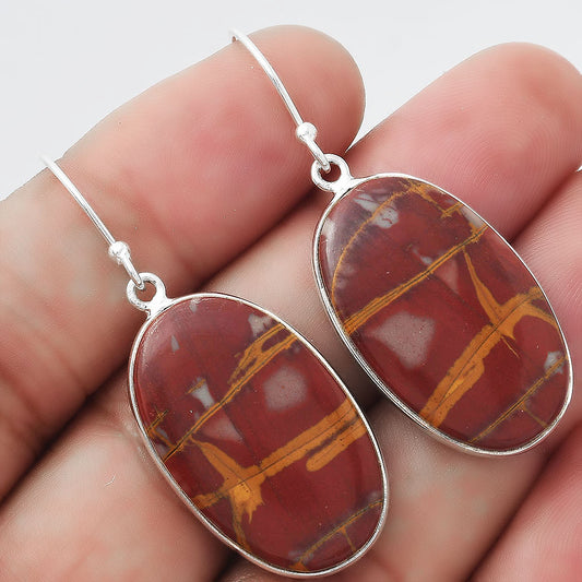 Natural Noreena Jasper Earrings E-1001 SDE54682