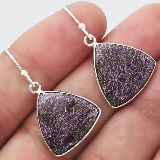 Natural Purpurite - South Africa Earrings E-1001 SDE54720