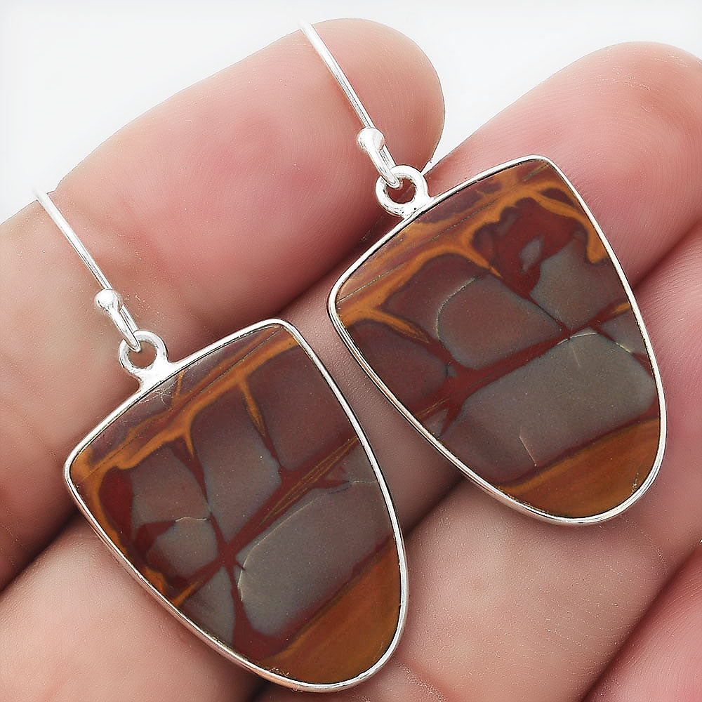 Natural Noreena Jasper Earrings E-1001 SDE54726