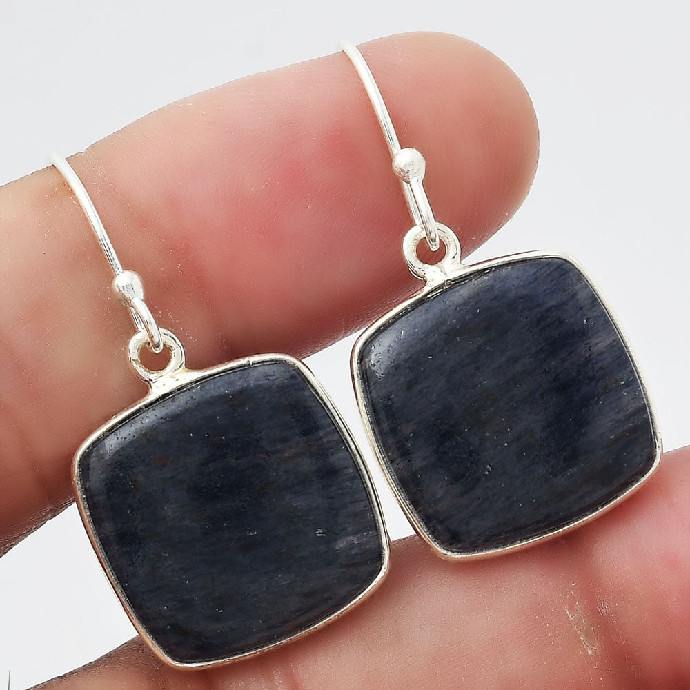 Natural Purple Aventurine Earrings E-1001 SDE54763