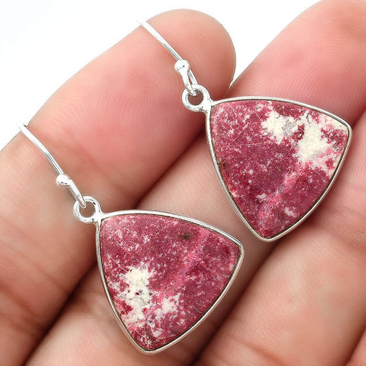 Natural Pink Thulite - Norway Earrings E-1001 SDE55004