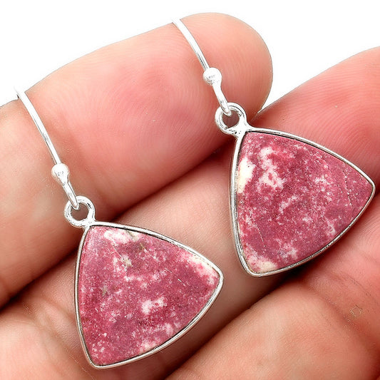 Natural Pink Thulite - Norway Earrings E-1001 SDE55029