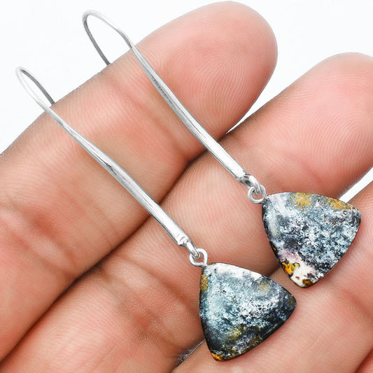 Natural Indian Blanket Jasper Earrings E-1095 SDE55616