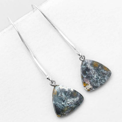 Natural Indian Blanket Jasper Earrings E-1095 SDE55616