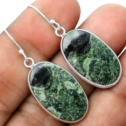 Natural Star Galaxy Jasper Earrings E-1001 SDE56103