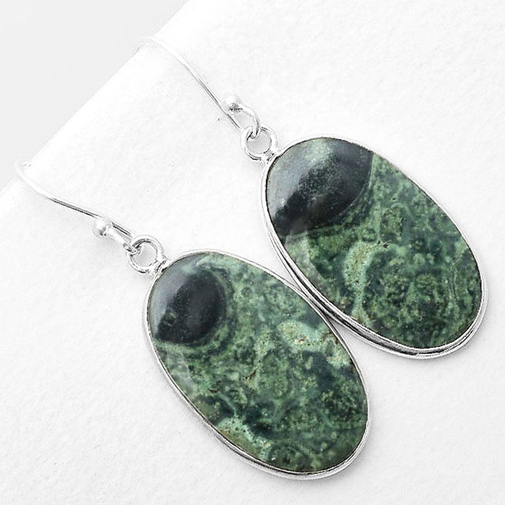 Natural Star Galaxy Jasper Earrings E-1001 SDE56103