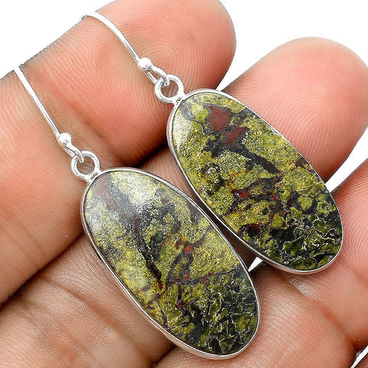 Dragon Blood Stone - South Africa Earrings E-1001 SDE56123