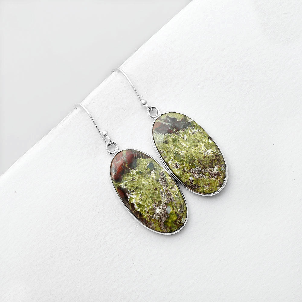 Dragon Blood Stone - South Africa Earrings E-1001 SDE56125