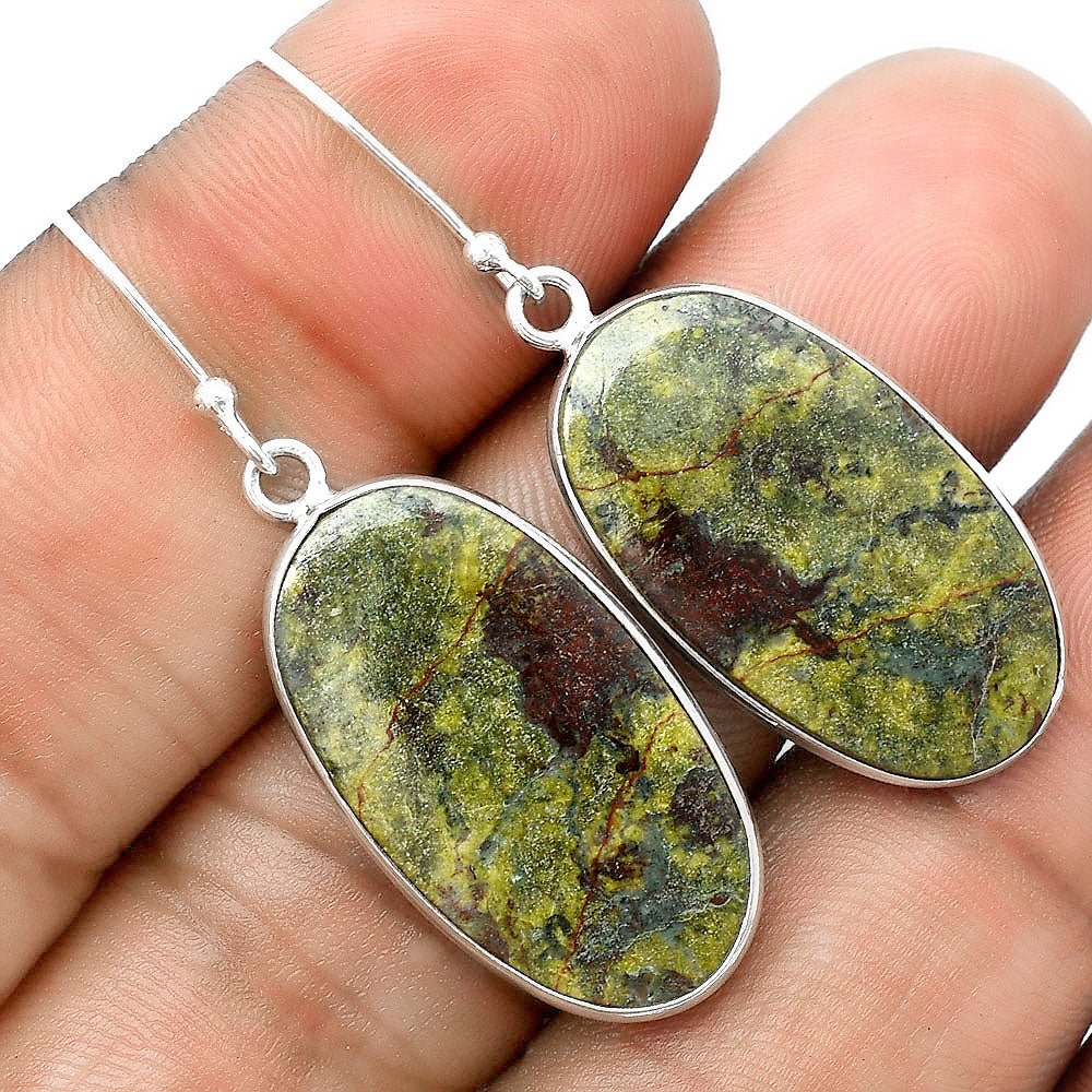 Dragon Blood Stone - South Africa Earrings E-1001 SDE56128