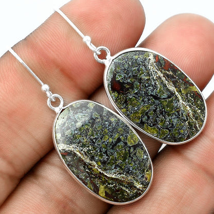 Dragon Blood Stone - South Africa Earrings E-1001 SDE56139