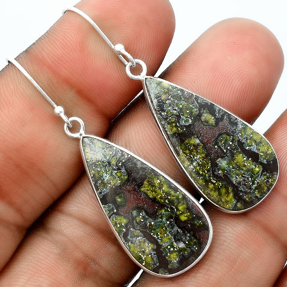 Dragon Blood Stone - South Africa Earrings E-1001 SDE56145