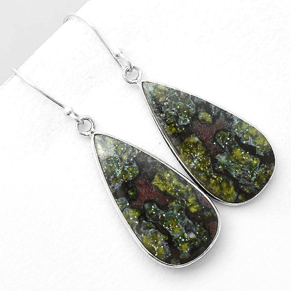 Dragon Blood Stone - South Africa Earrings E-1001 SDE56145