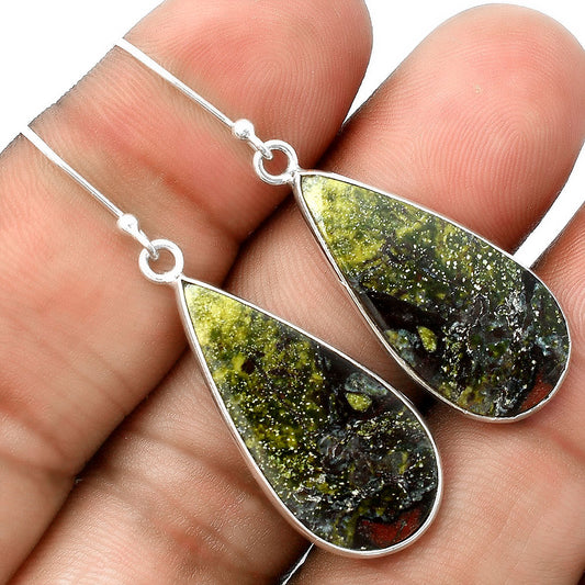 Dragon Blood Stone - South Africa Earrings E-1001 SDE56148