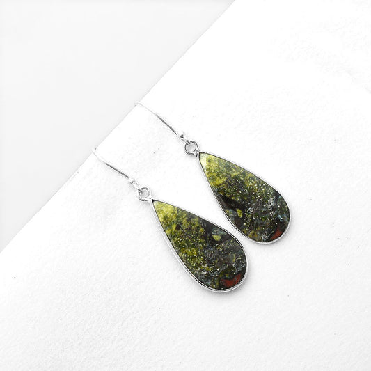 Dragon Blood Stone - South Africa Earrings E-1001 SDE56148