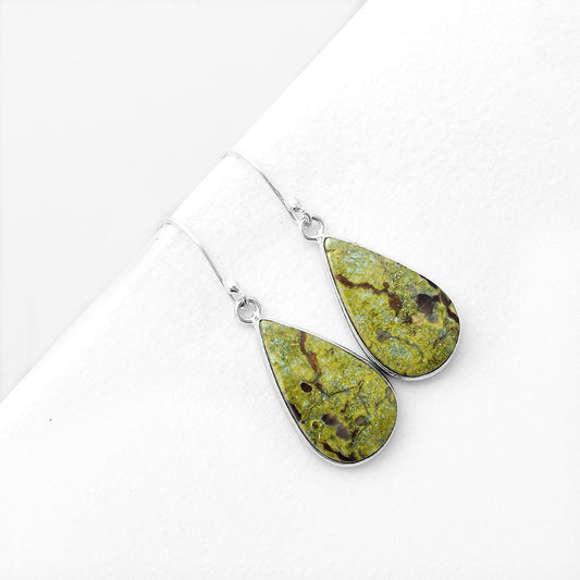 Dragon Blood Stone - South Africa Earrings E-1001 SDE56155